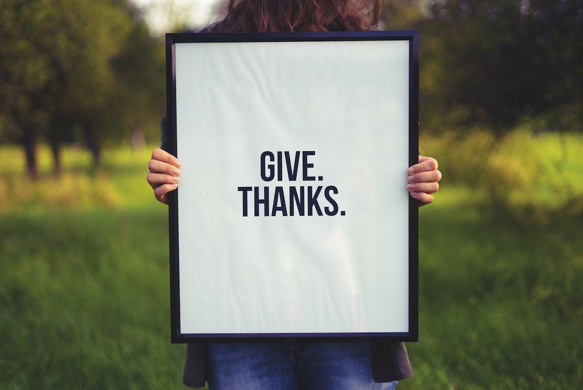 Does giving thanks make you wealthier? Thumbnail