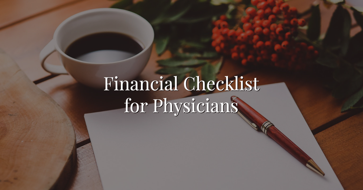 Financial Checklist for Physicians Thumbnail