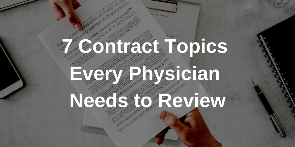 7 Contract Topics Every Physician Needs to Review Thumbnail