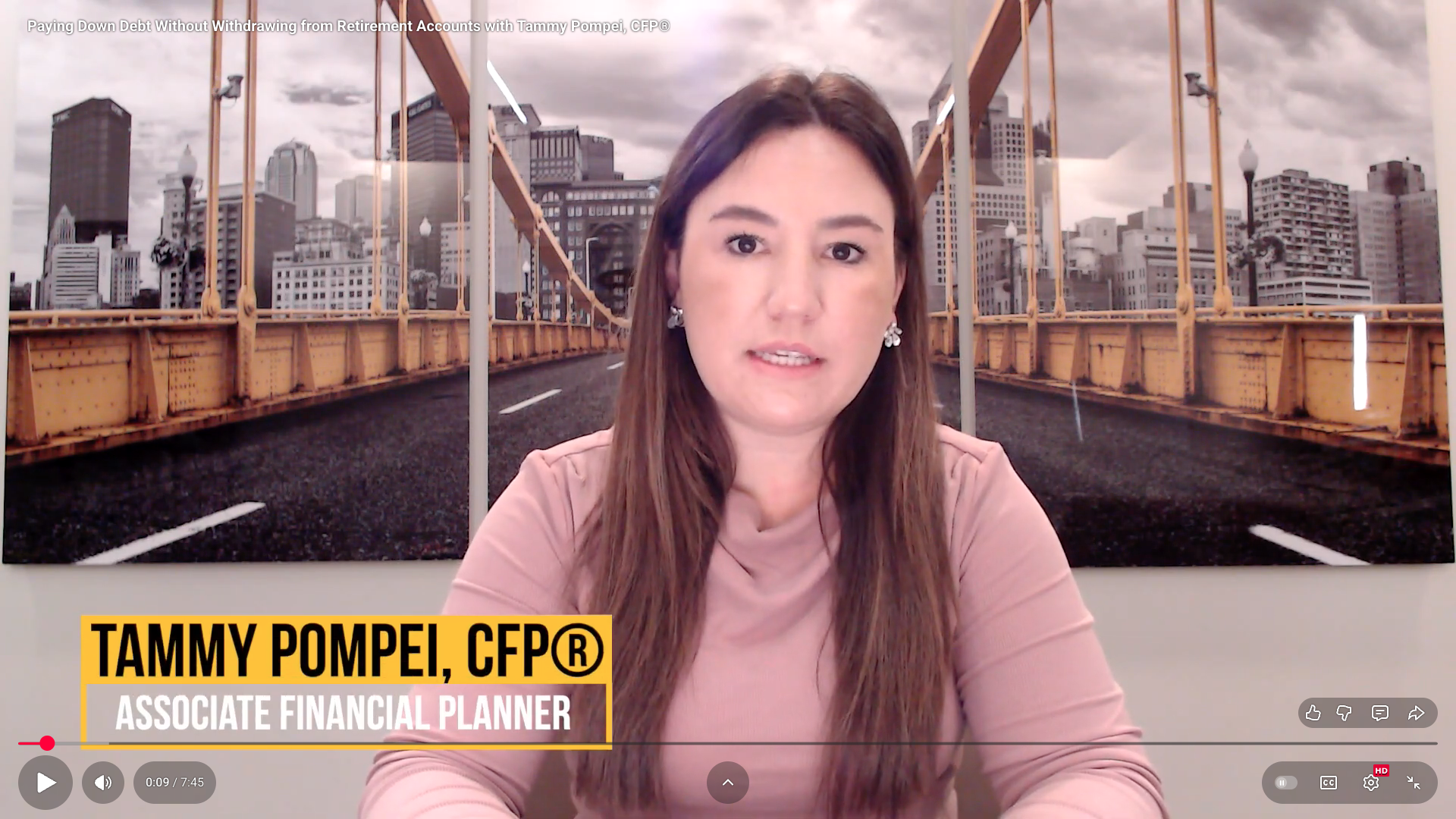 Paying Down Debt Without Withdrawing from Retirement Accounts with Tammy Pompei Thumbnail