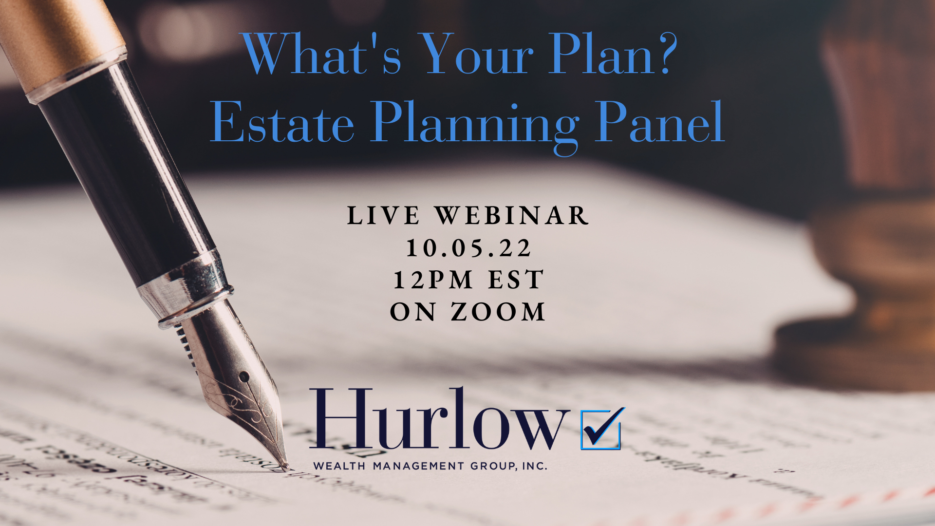 What's Your Plan? Estate Planning Panel Thumbnail