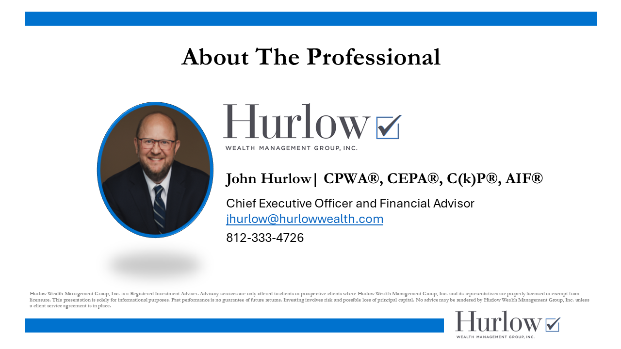 Financial Advisor, John Hurlow Thumbnail