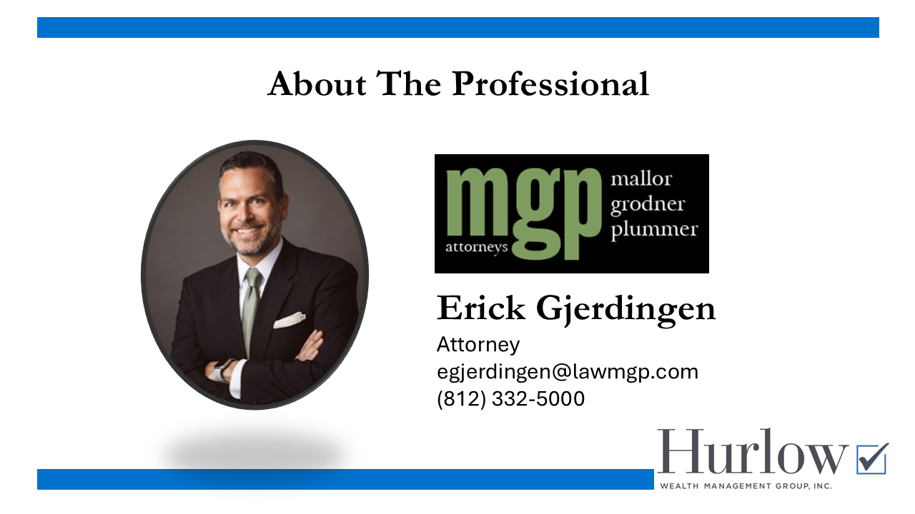 Attorney, Erick Gjerdingen Thumbnail