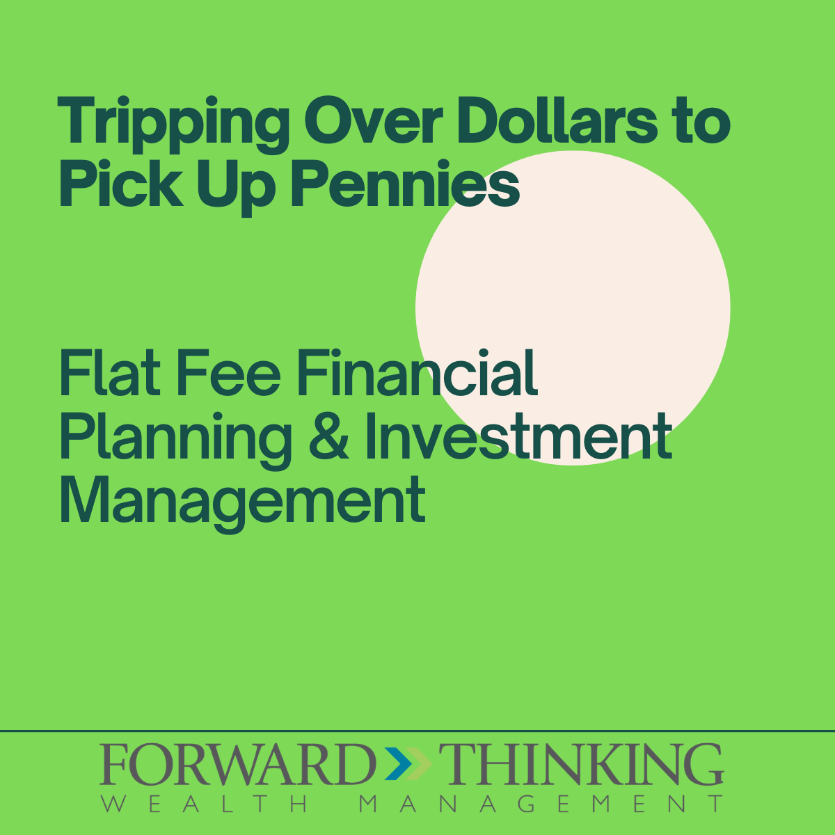 Tripping Over Dollars to Pick Up Pennies Thumbnail