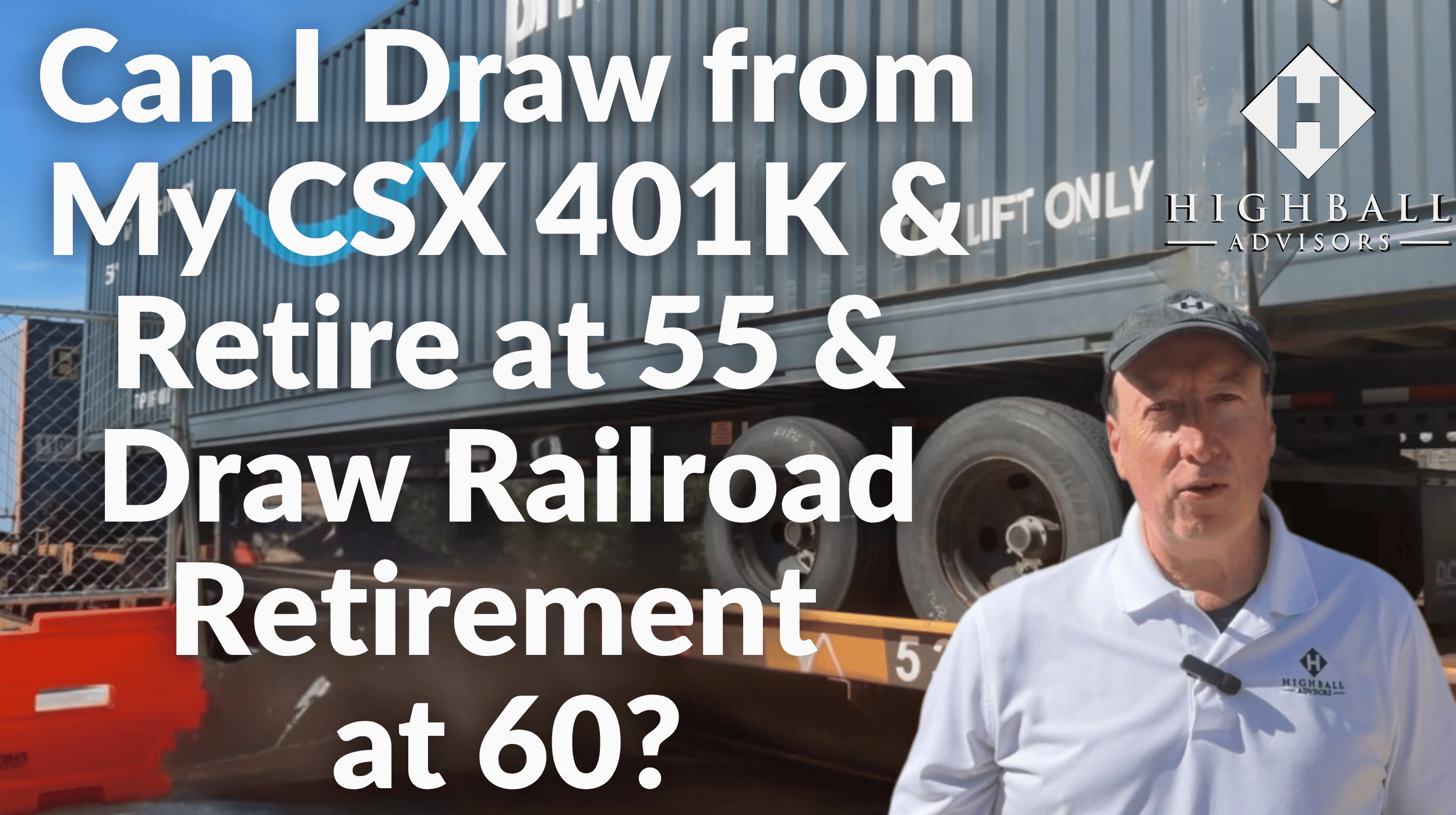 Can I Draw from My CSX 401K and Retire at 55 and Draw Railroad Retirement at 60? Thumbnail