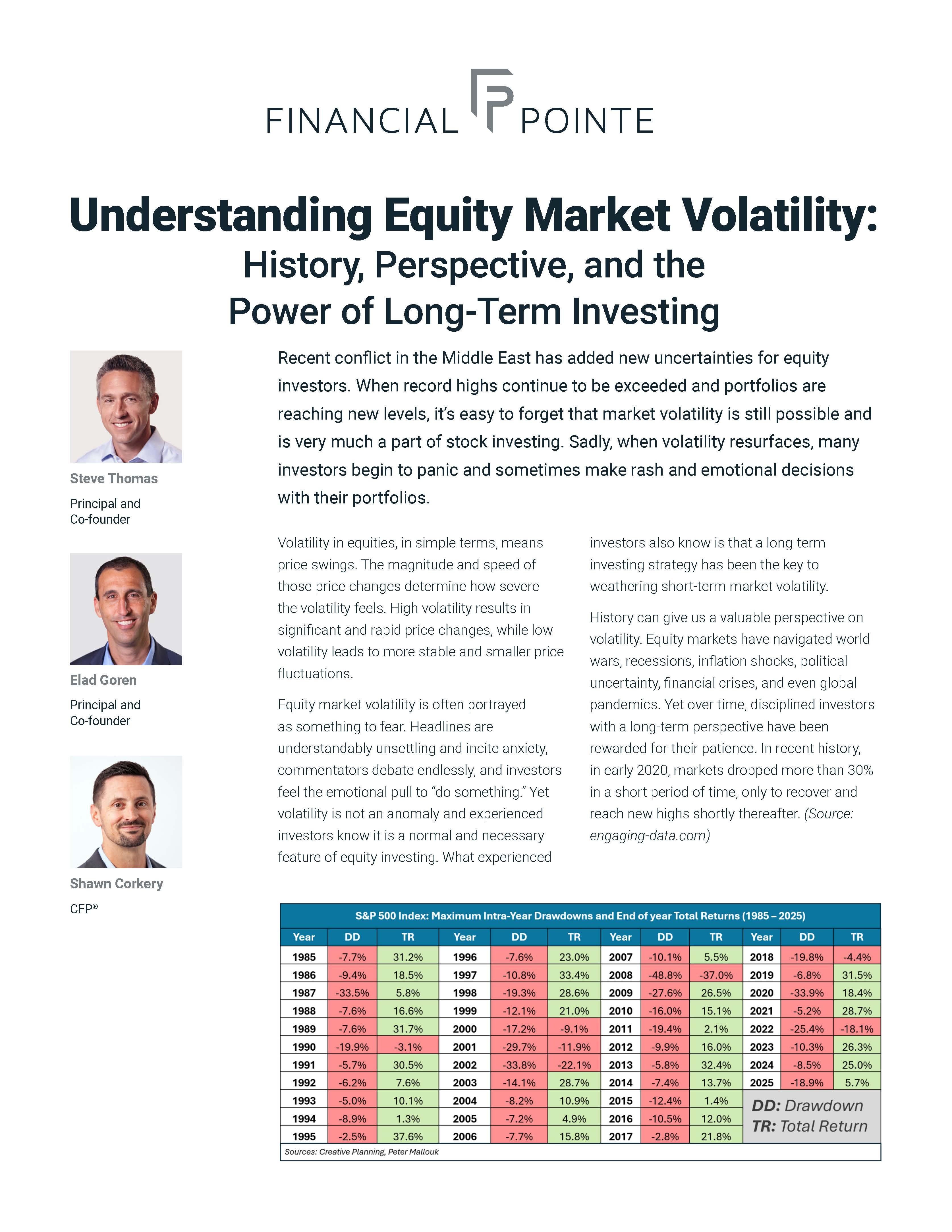 Understanding Equity Market Volatility: History, Perspective, and the Power of Long-Term Investing Thumbnail