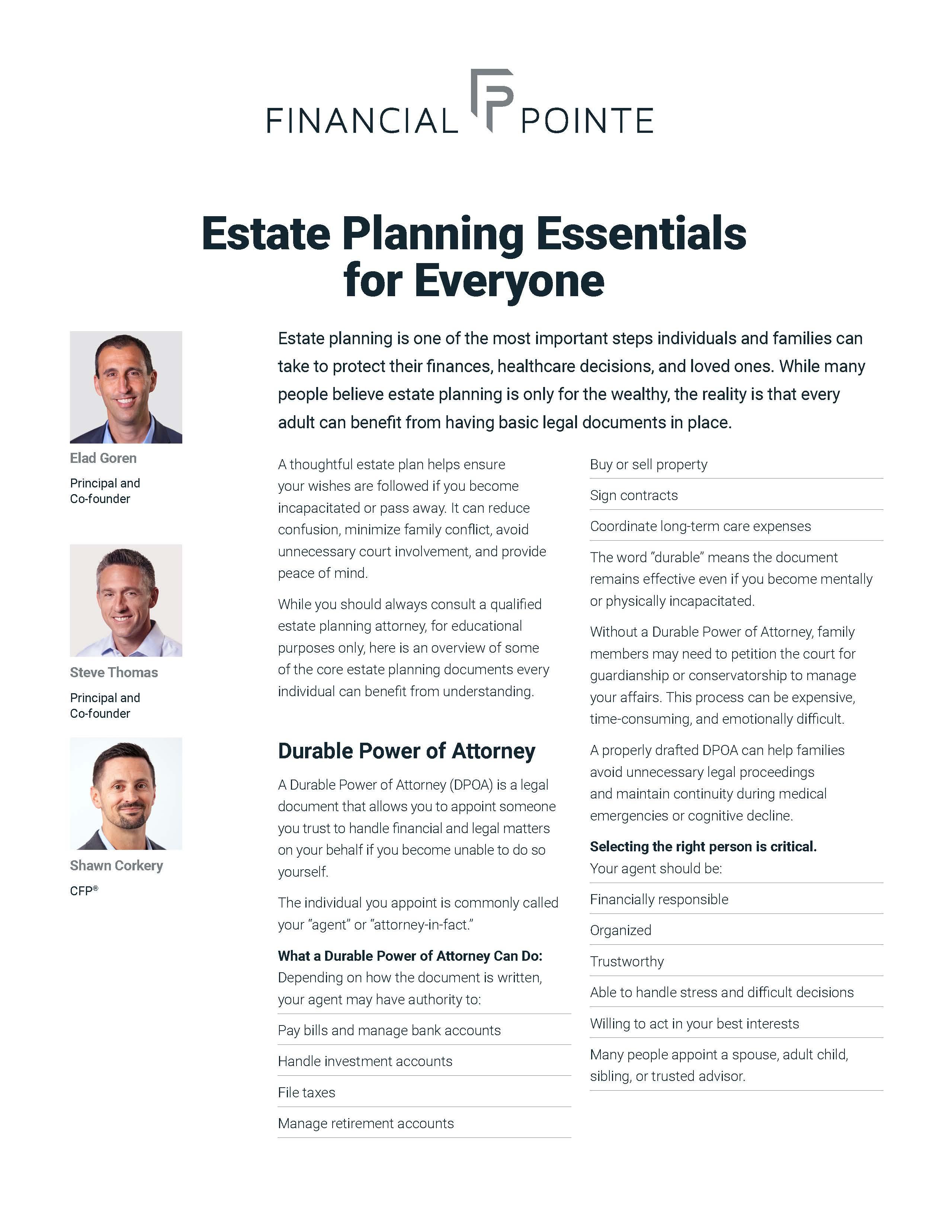 Estate Planning Essentials for Everyone Thumbnail