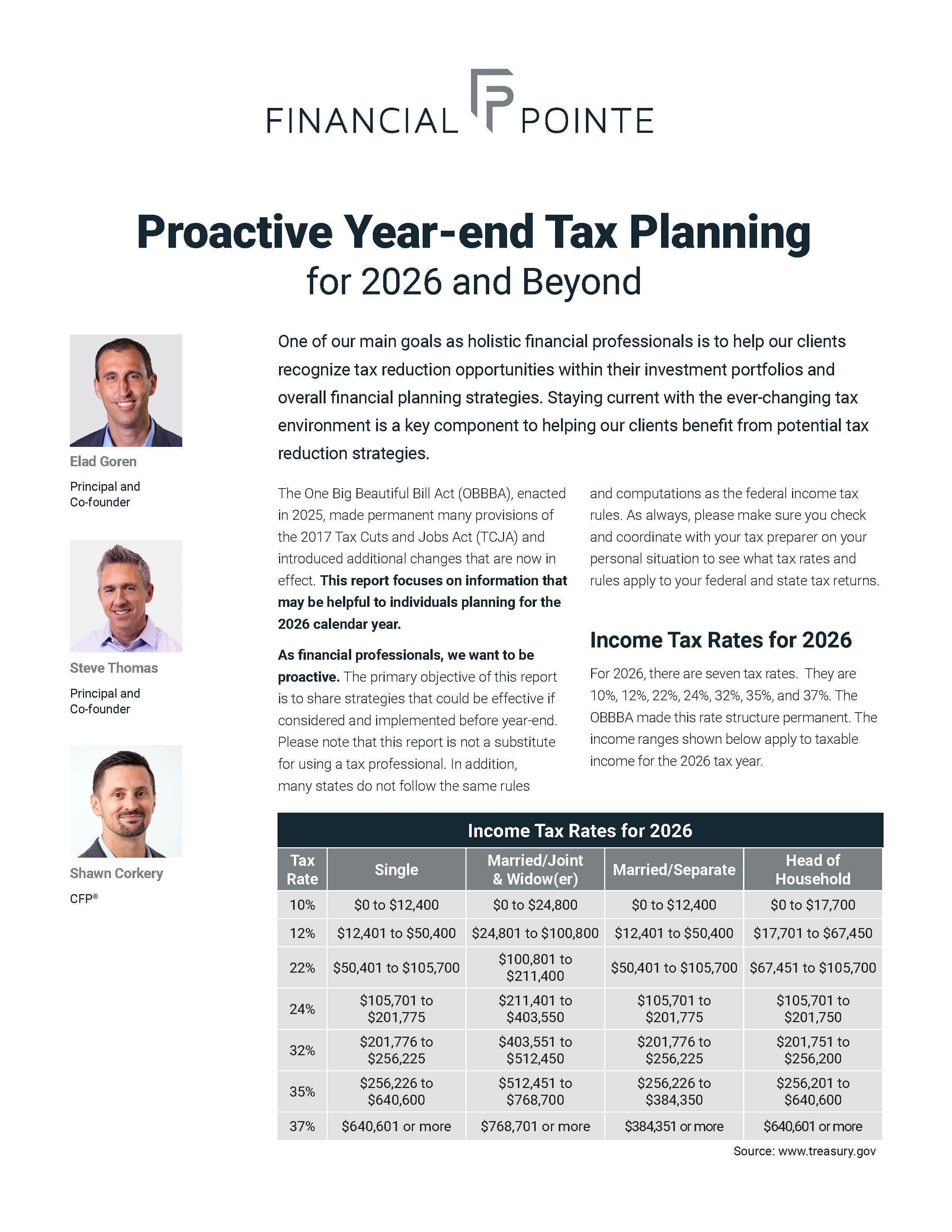 Proactive Year-end Tax Planning for 2026 and Beyond Thumbnail