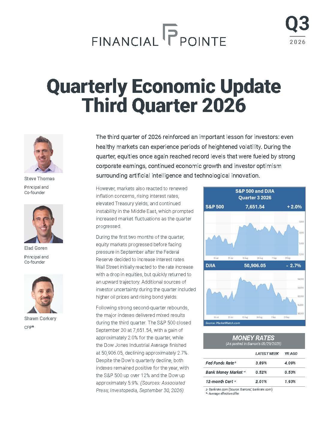 Quarterly Economic Update Third Quarter 2026 Thumbnail