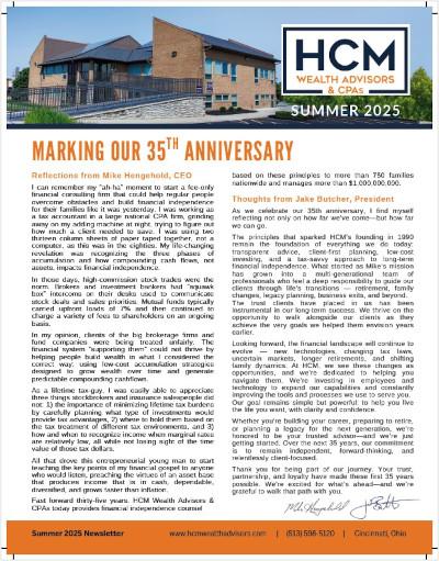 Summer 2025 Newsletter Thumbnail