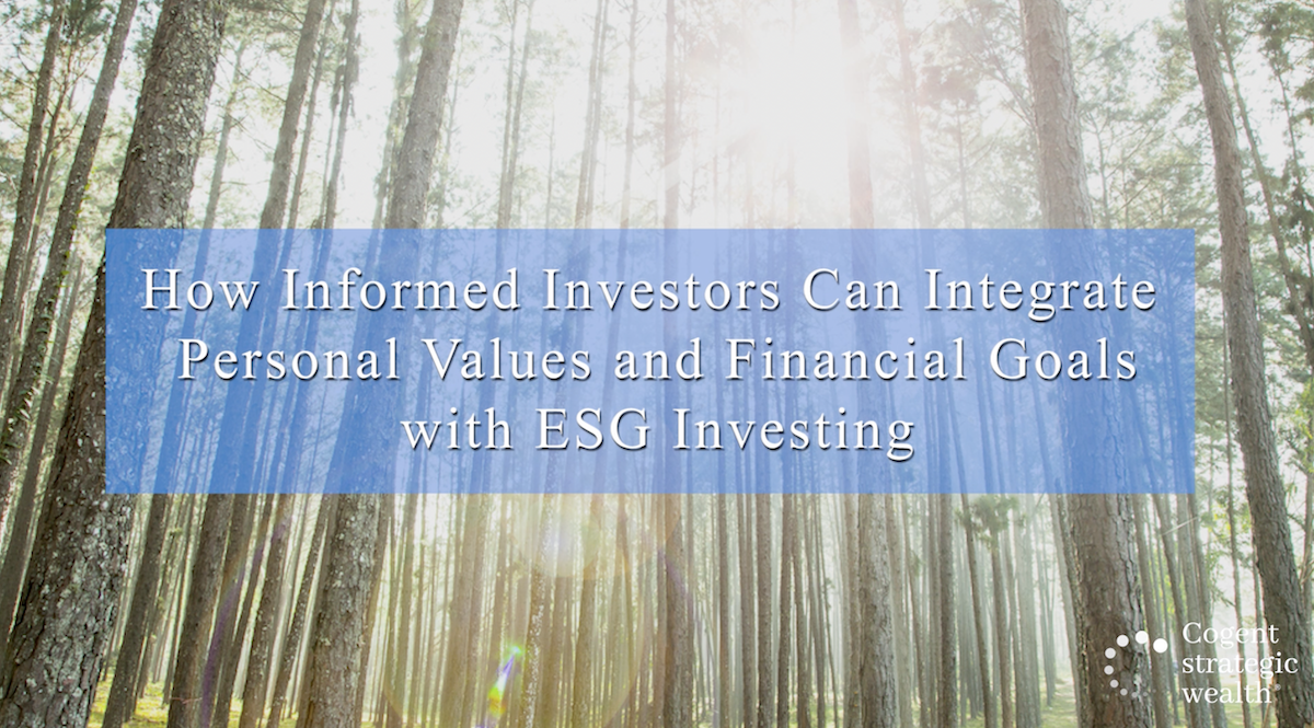 How to Integrate Your Personal Values and Financial Goals With ESG Investing Thumbnail