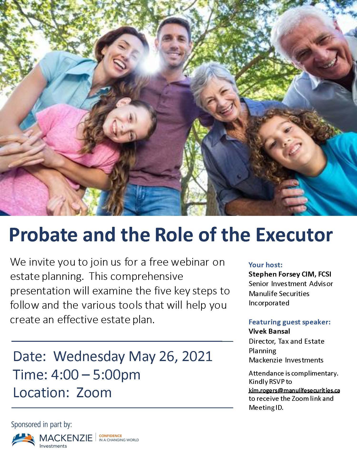 Probate and the Role of the Executor Thumbnail