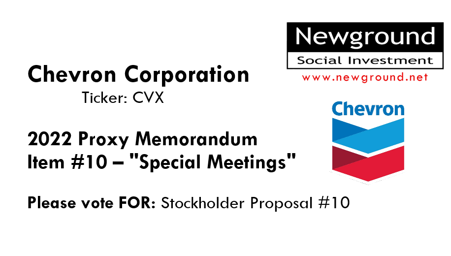 Chevron Exempt Solicitation Filed Thumbnail