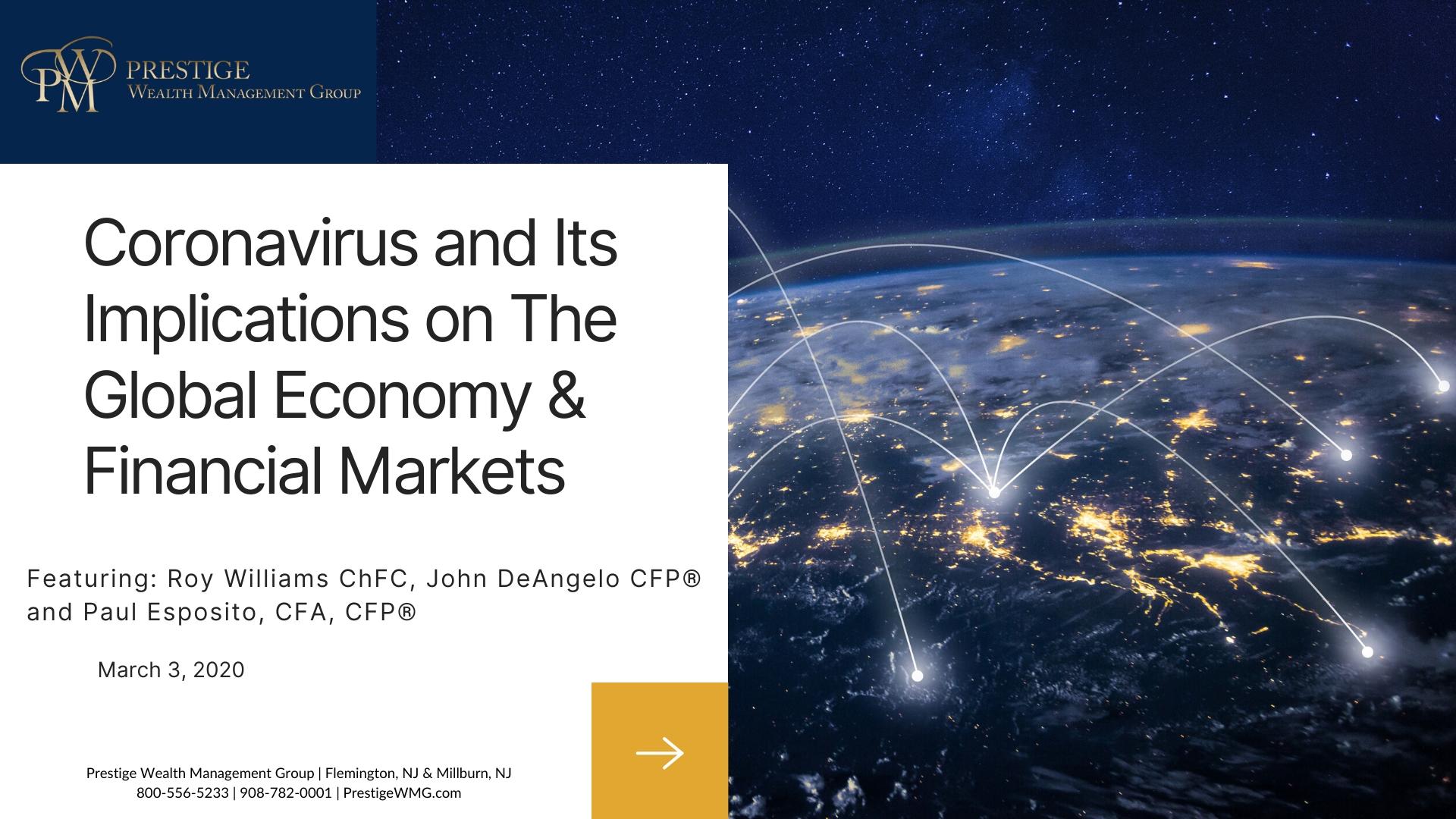 Webcast - The Coronavirus and Its Implications on The Global Economy ...