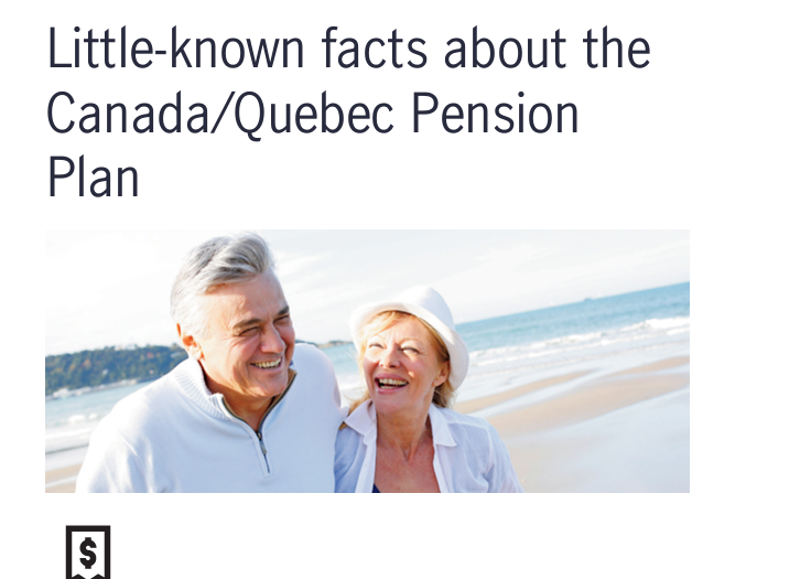 Little known facts about the Canada/Quebec Pension Plan Thumbnail