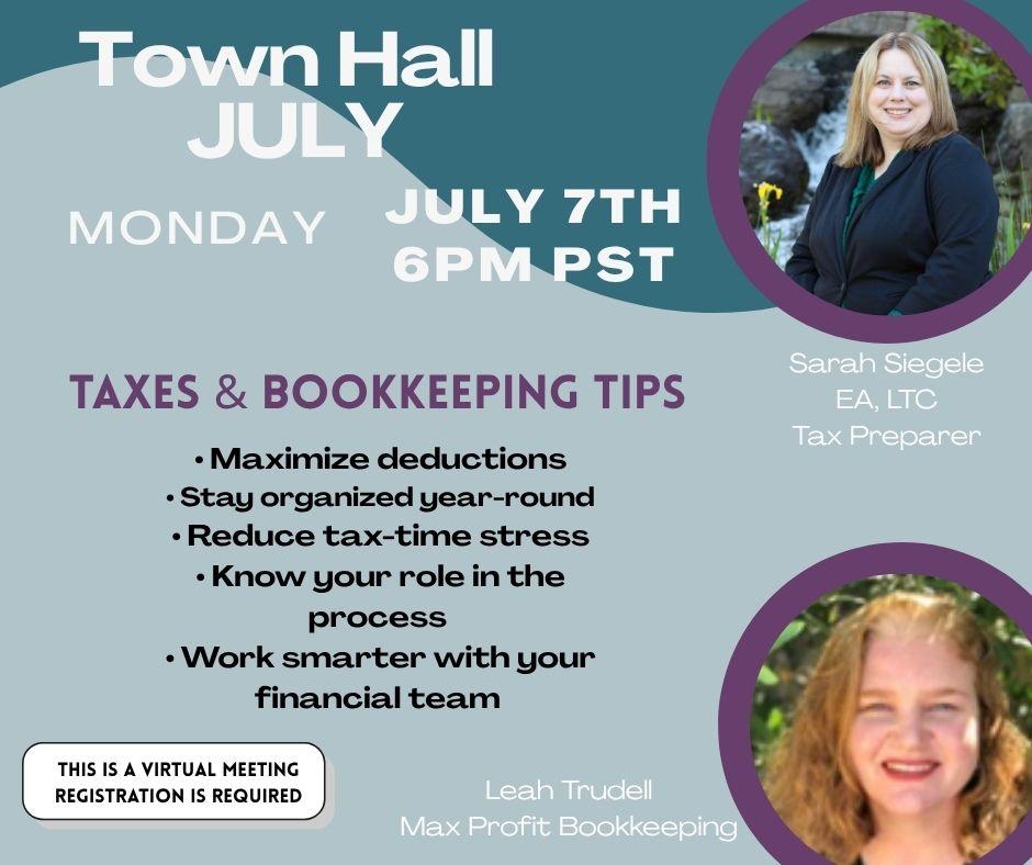 Town Hall July 2025 Hosted By: Sarah Siegele and Leah Trudell Thumbnail
