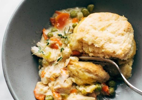 Chicken Pot Pie with Biscuit Topping Thumbnail