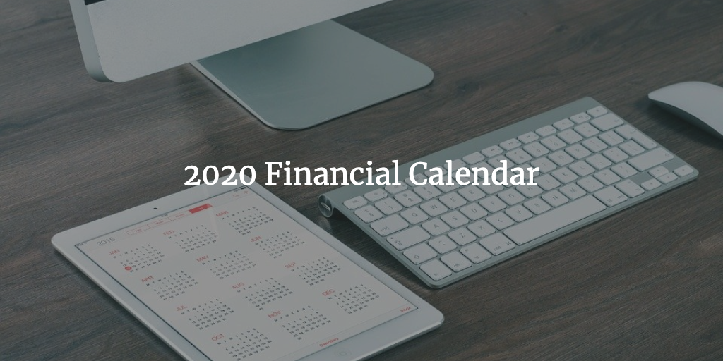 Financial Calendar 2020 Thumbnail