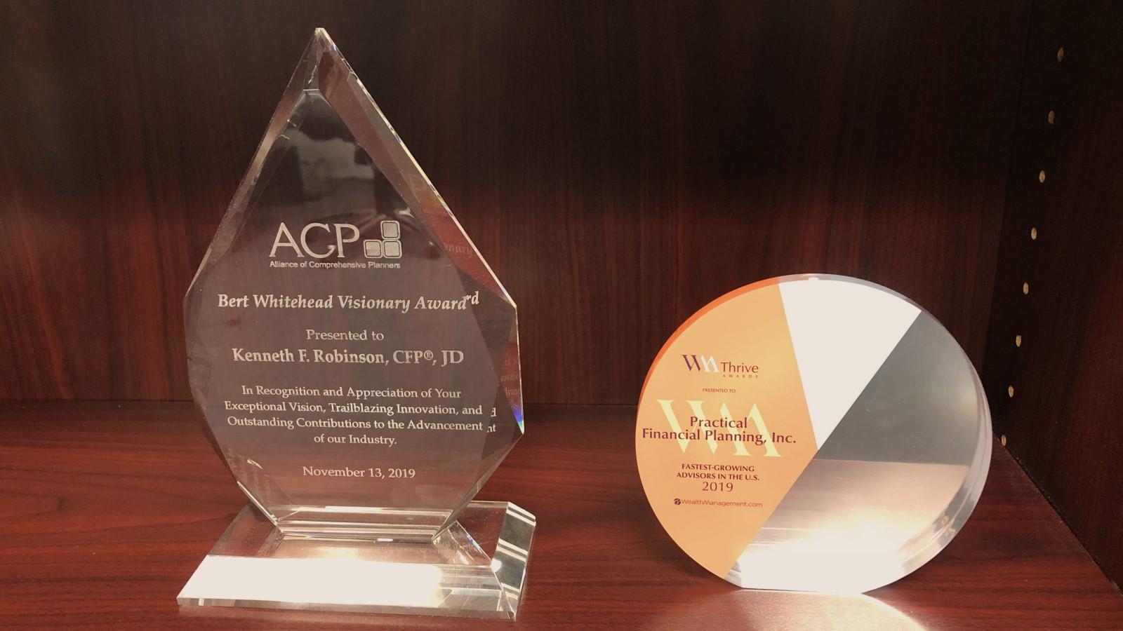 Ken Robinson and Practical Financial Planning Receive Awards Thumbnail