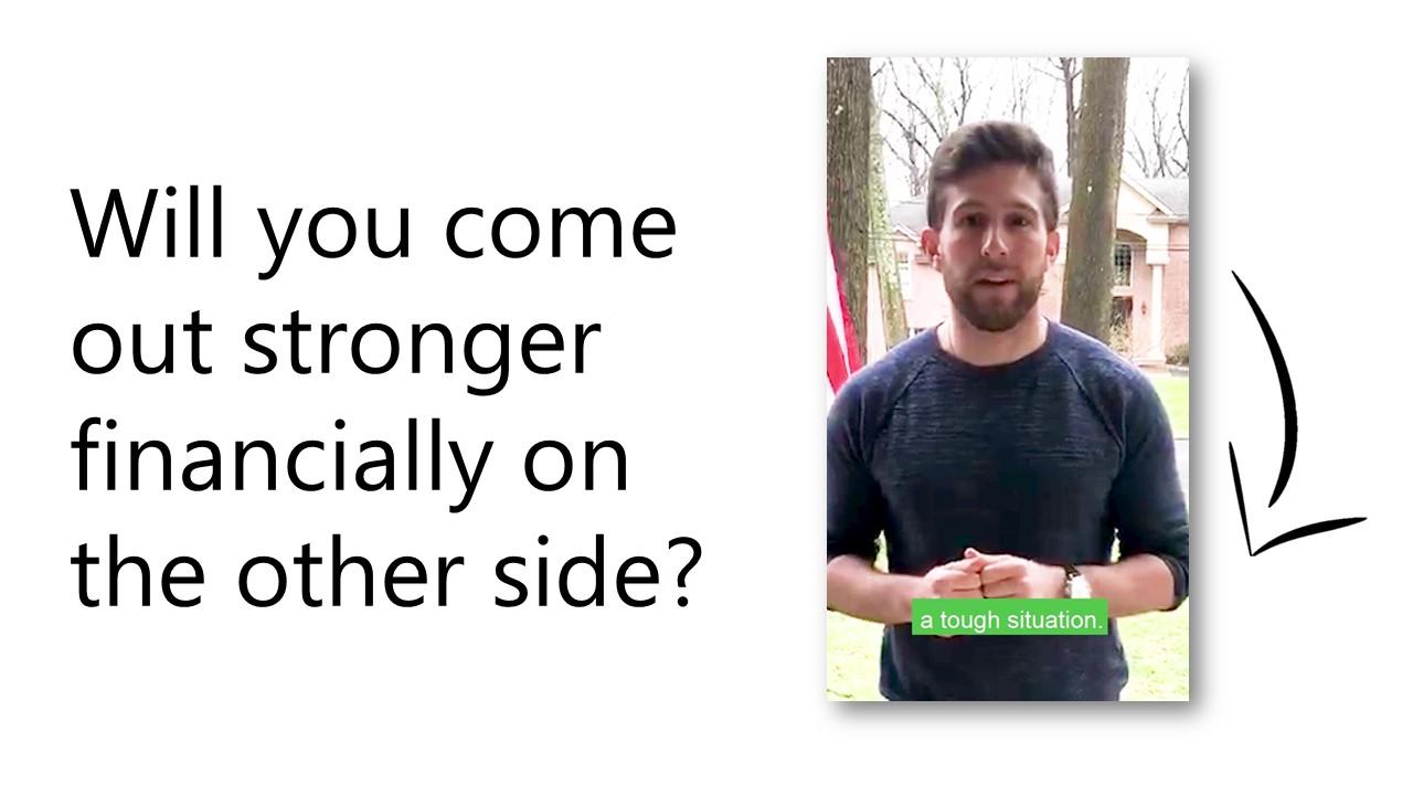 Vlog: Will you come out stronger financially on the other side? Thumbnail