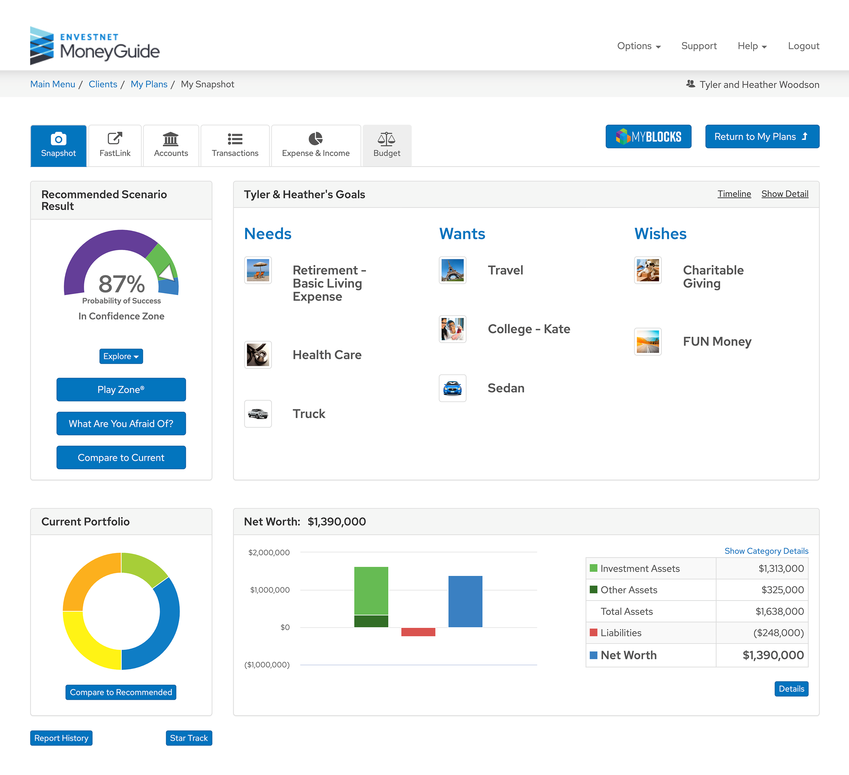 MoneyGuide interactive planning tool Thumbnail