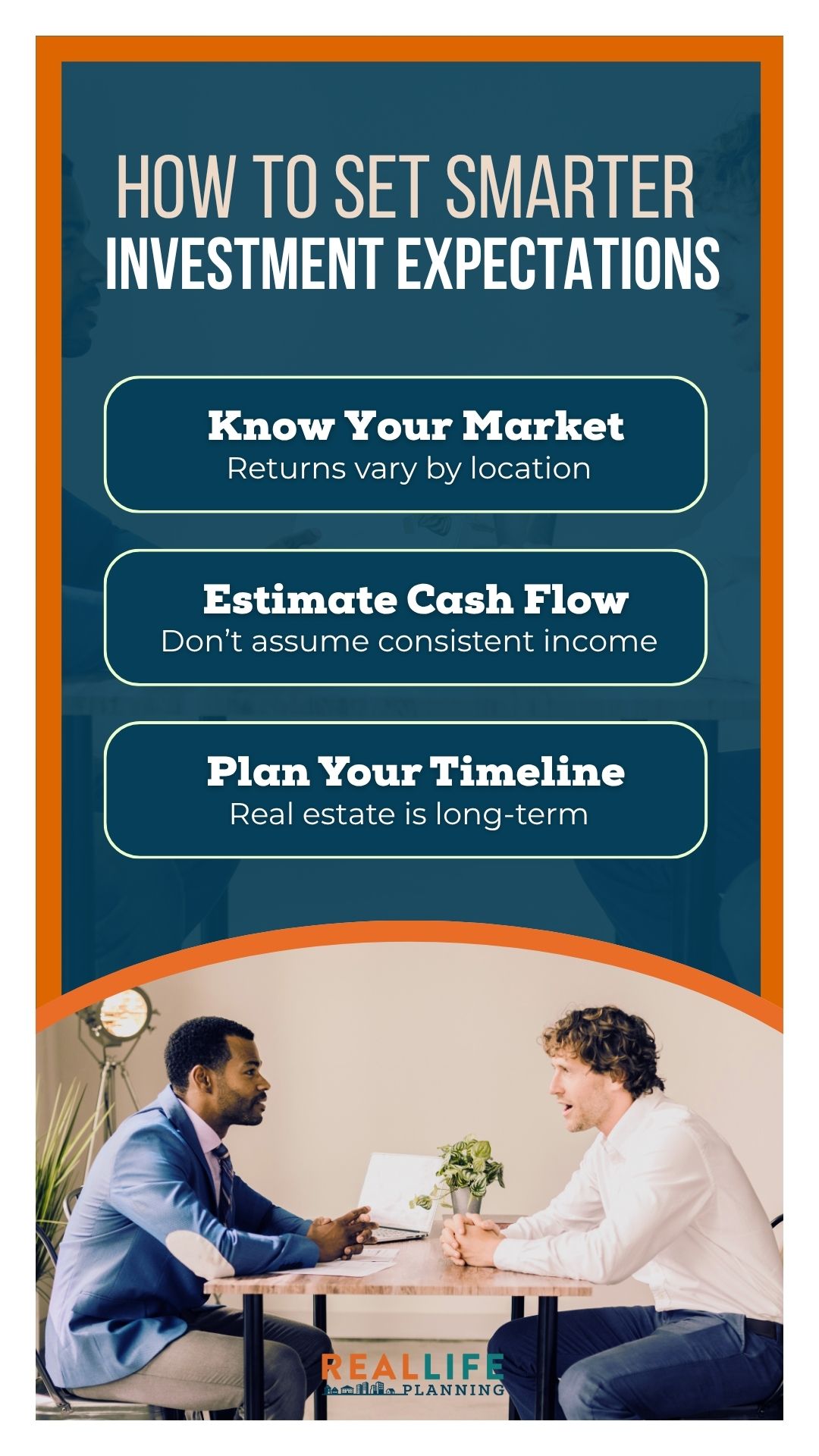 Real Life Planning Infographic - How to Set Smarter Investment Expectations