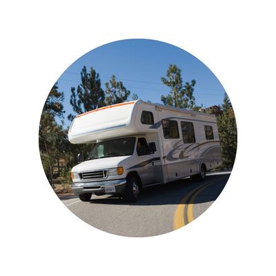 RV on the road