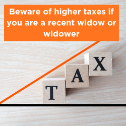Beware of higher taxes if you are a recent widow or widower Thumbnail