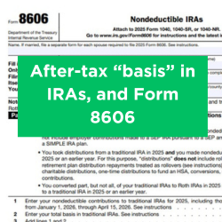 After-tax "basis" in IRAs, and Form 8606 Thumbnail