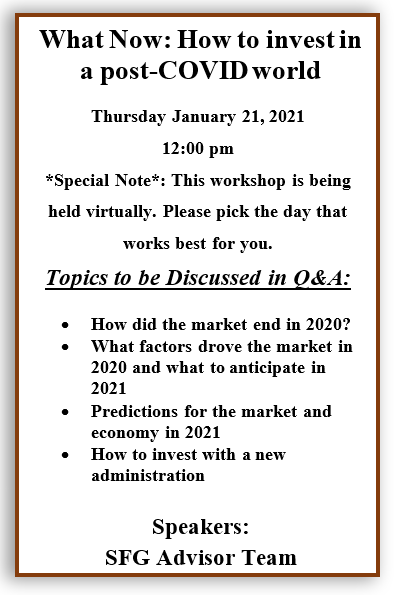 How to Invest in a post-COVID world - Jan 21, 2021 Thumbnail