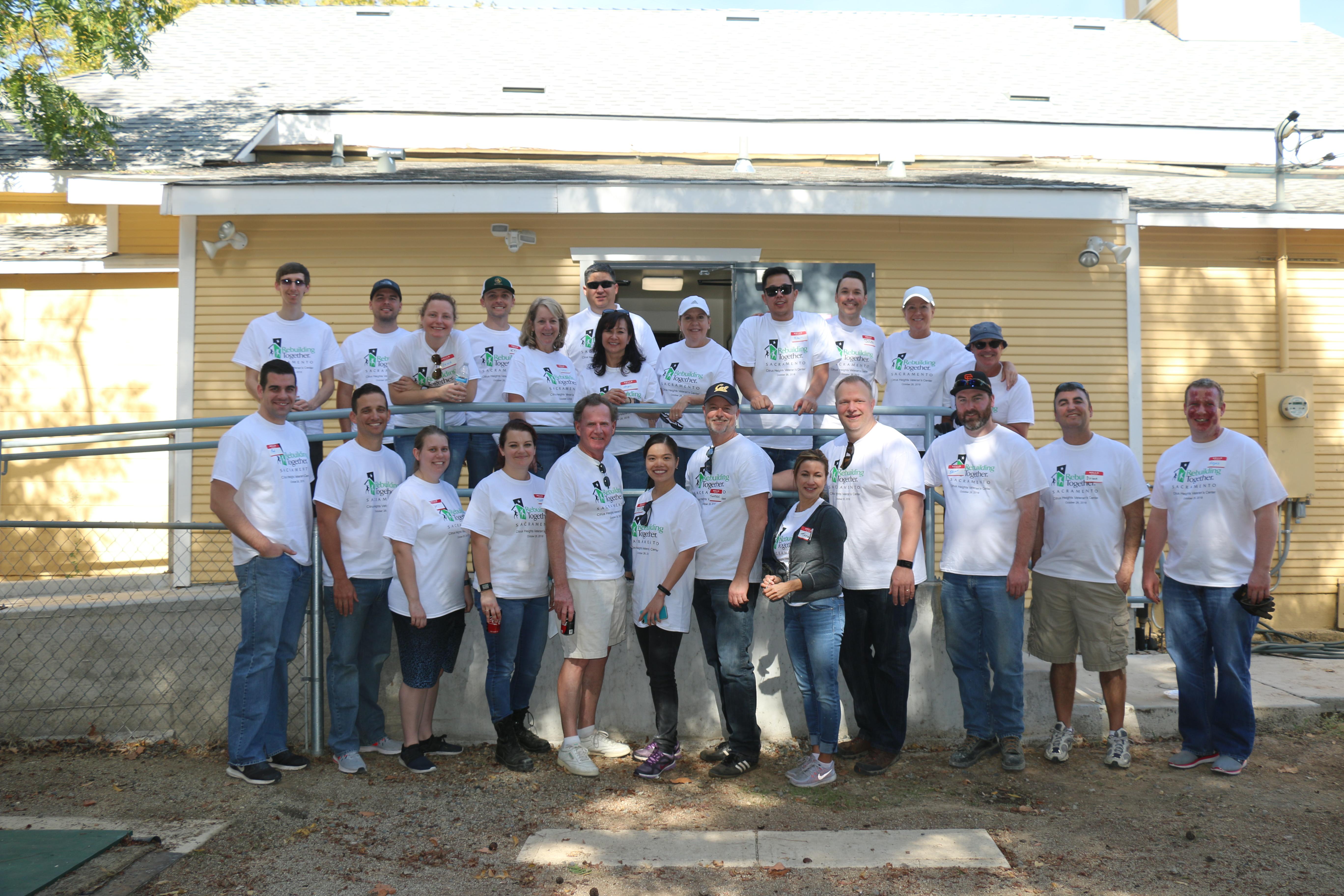 Rebuilding Together Sacramento - Volunteering at the Veterans Center Thumbnail