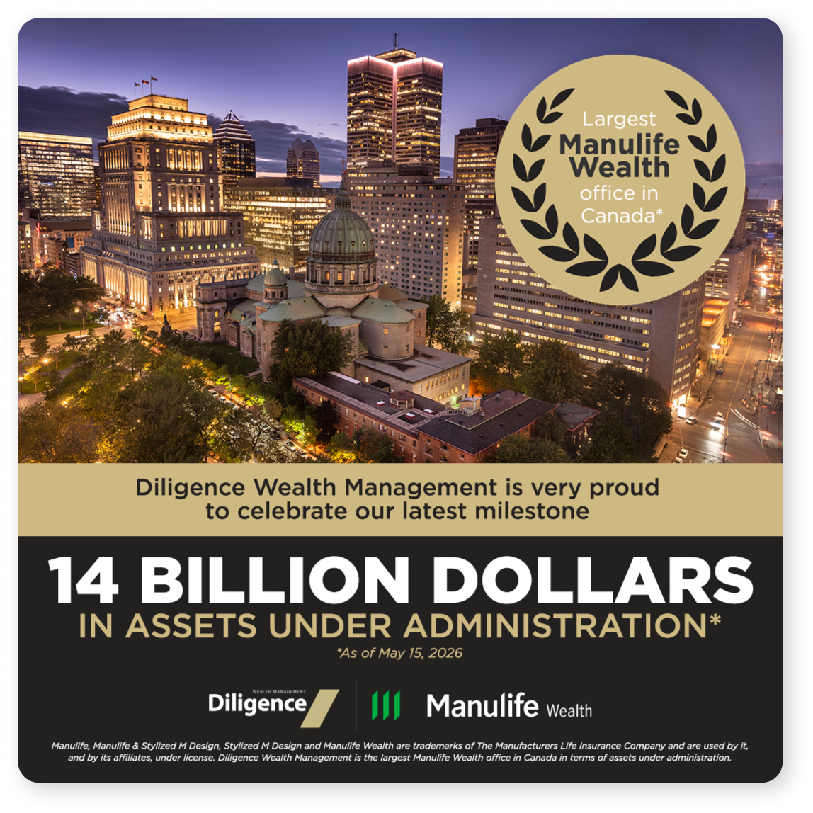 Assets Under Management Total of 13B as of Feb 18, 2026