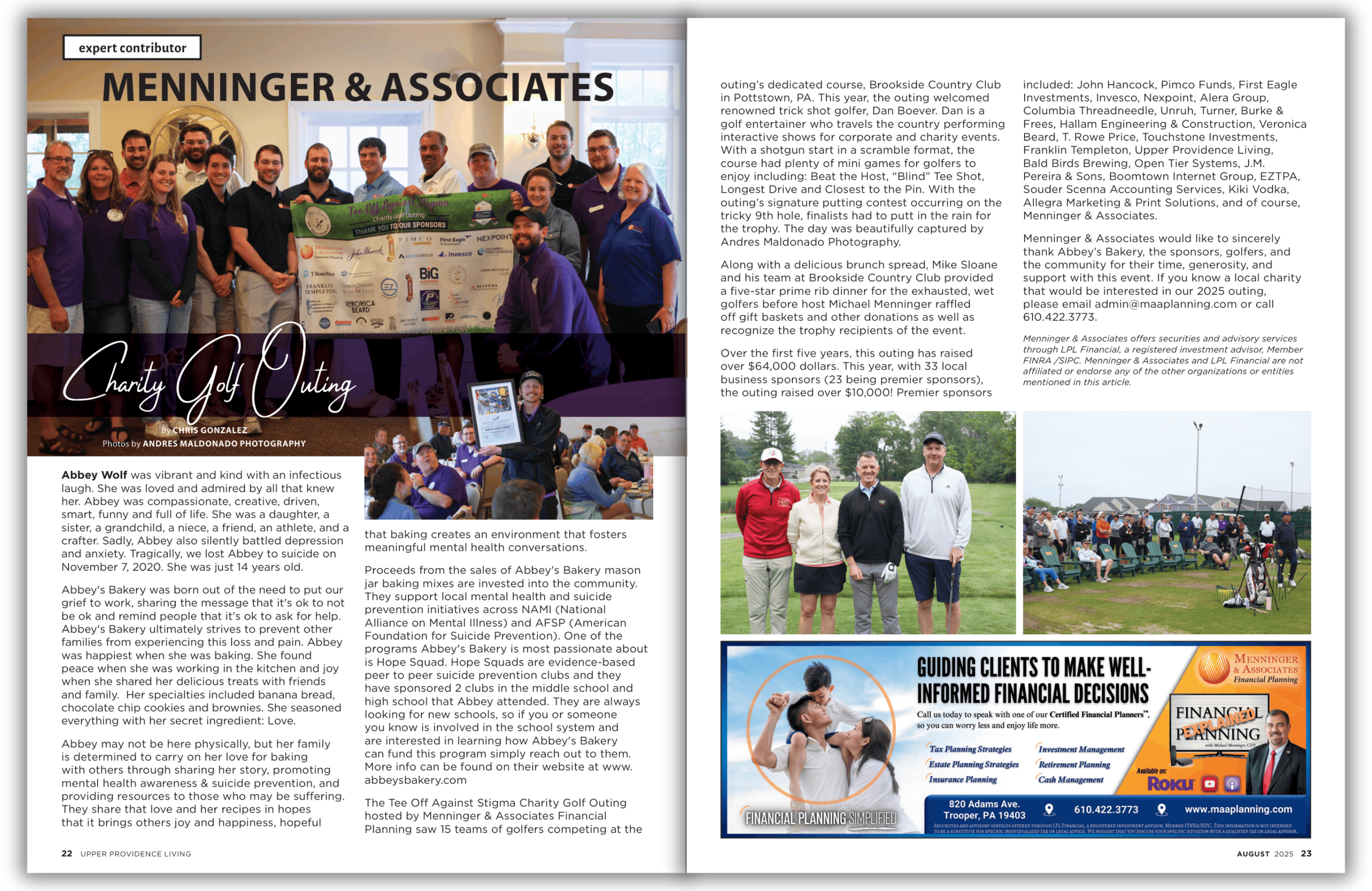 4th Annual Charity Golf Outing