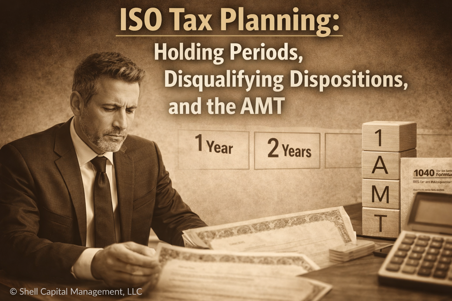 ISO Tax Planning: Holding Periods, Disqualifying Dispositions, and the AMT “Bargain Element” Thumbnail
