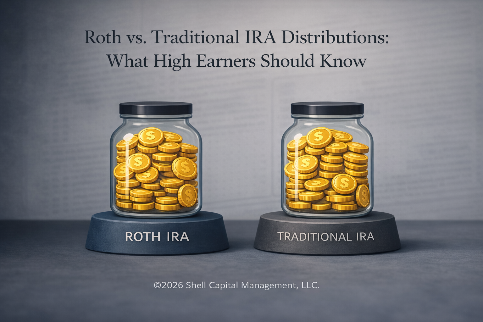 Roth vs. Traditional IRA Distributions: What High Earners Should Know Thumbnail