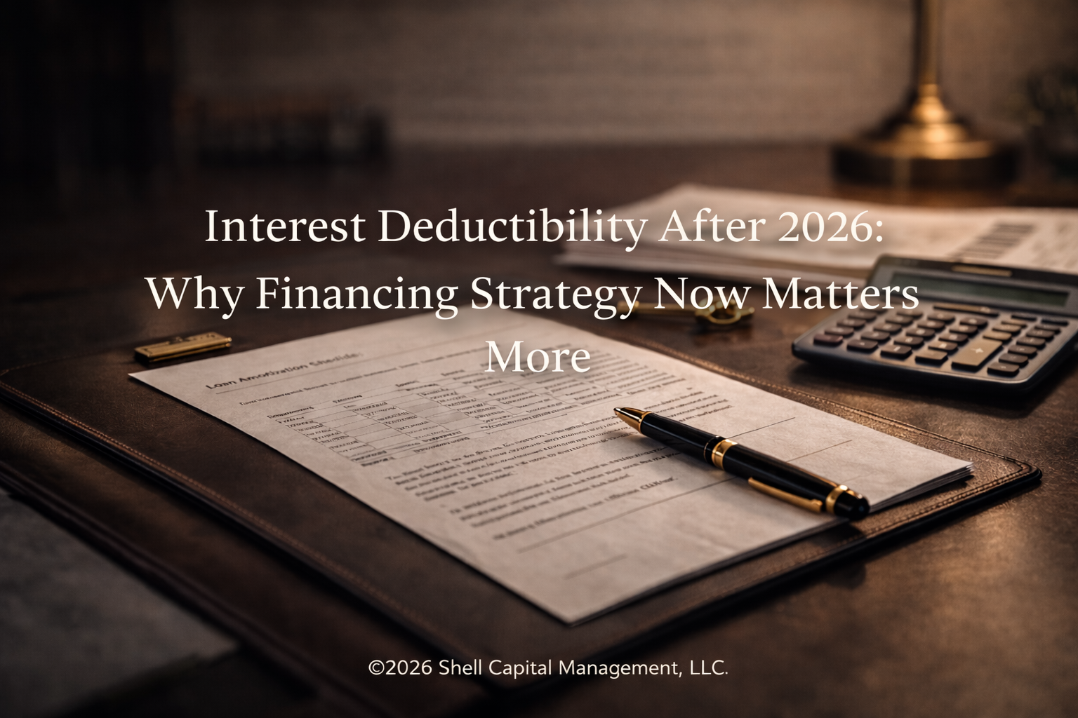 Interest Deductibility After 2026: Why Financing Strategy Now Matters More Thumbnail