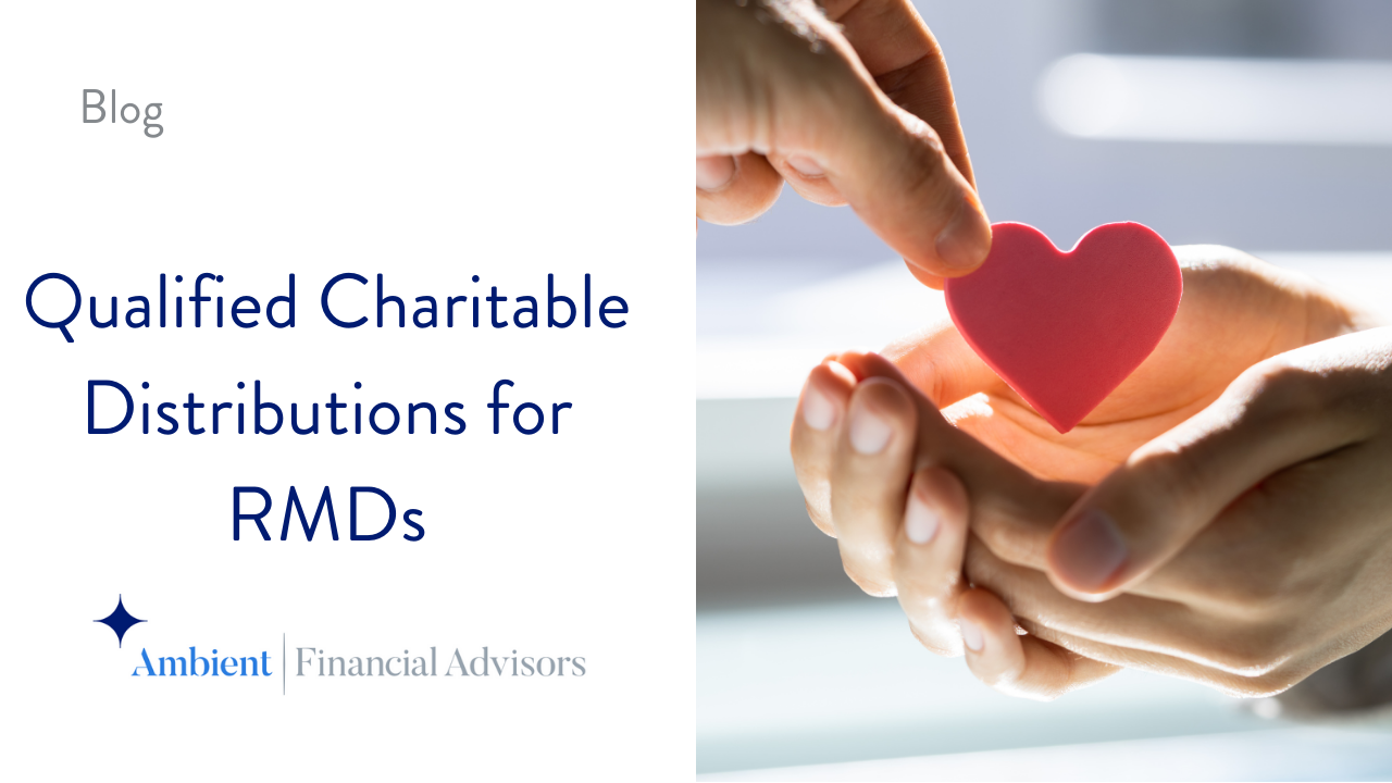 Qualified Charitable Distributions for RMDs Thumbnail