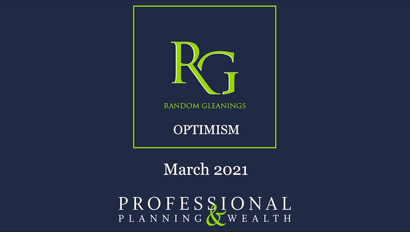 Random Gleanings: Optimism Thumbnail