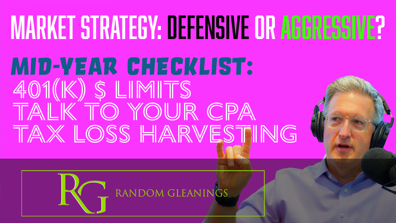 Random Gleanings: Markets: Defensive or Aggressive? Thumbnail