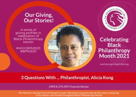  3 Questions With ... Philanthropist, Alicia Kong - "Our Giving, Our Stories!" - 8/16 Thumbnail