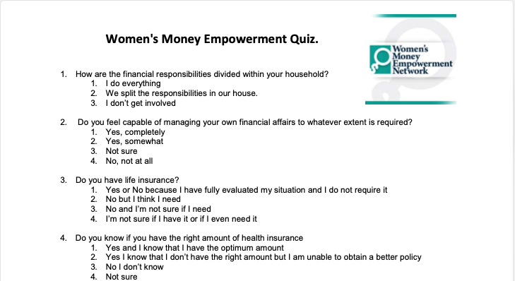 Take The Women's Money Empowerment Quiz Thumbnail