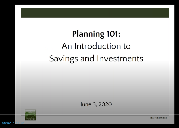 Planning 101: An Introduction to Savings and Investments Thumbnail