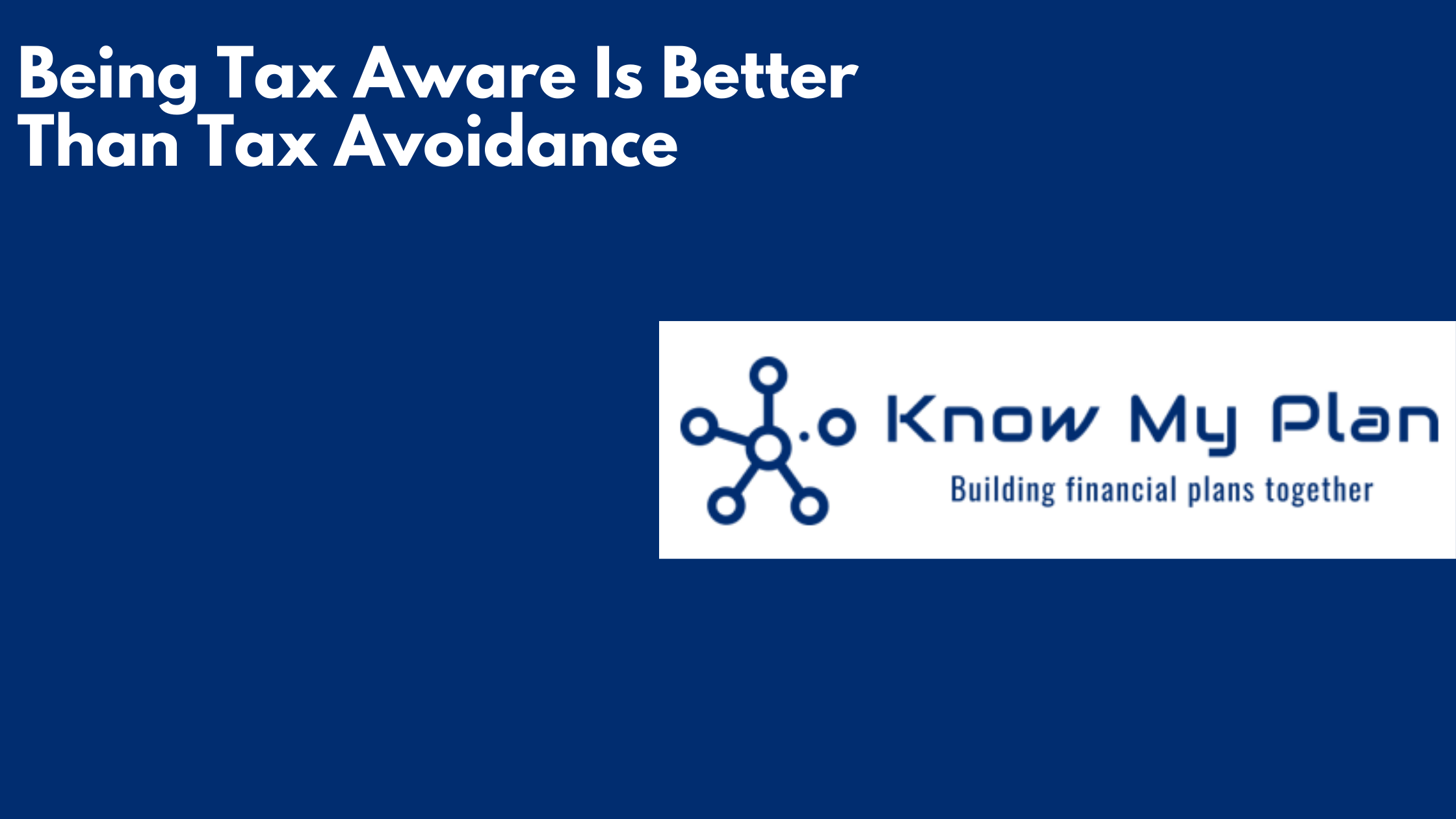 Being Tax Aware Is Better Than Tax Avoidance Thumbnail