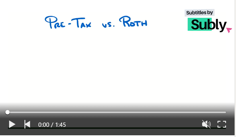 What Are The Differences Between A Pre-Tax And Roth 401K Thumbnail