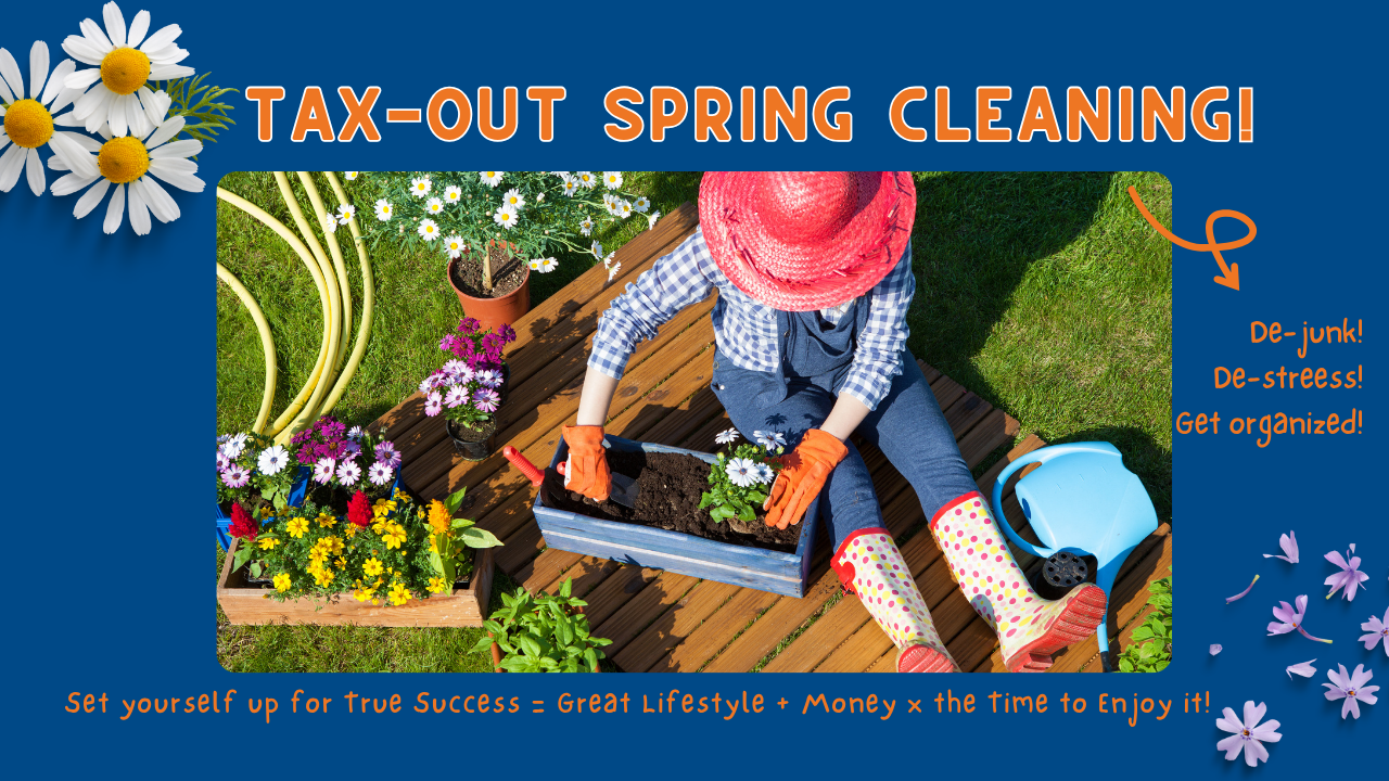 TAX-OUT SPRING CLEANING! (Podcast 30) Thumbnail