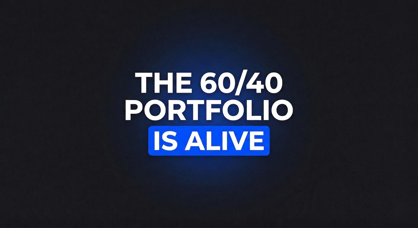 The 60/40 Portfolio Is Not Dead. Here Is What 2025's Data Actually Shows. Thumbnail