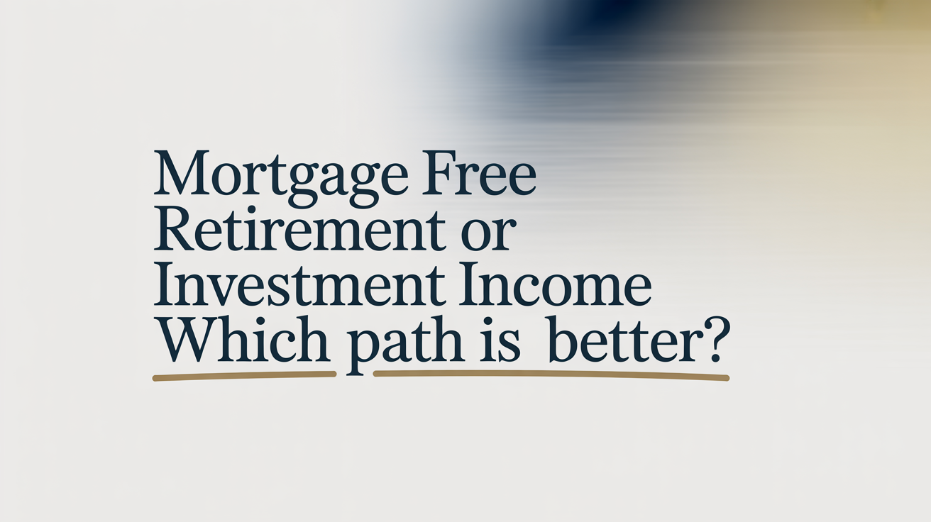Mortgage Free Retirement or Investment Income Which Path Is Better Thumbnail