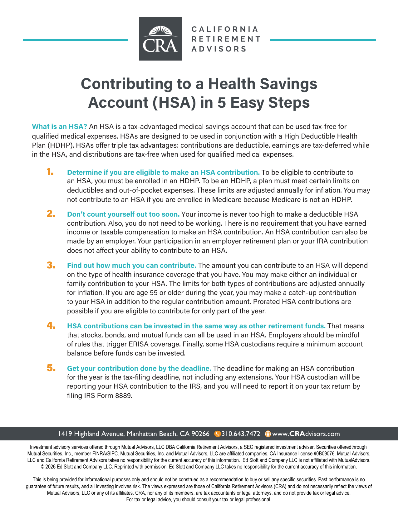 Contributing to an HSA in 5 Easy Steps (2026) Thumbnail