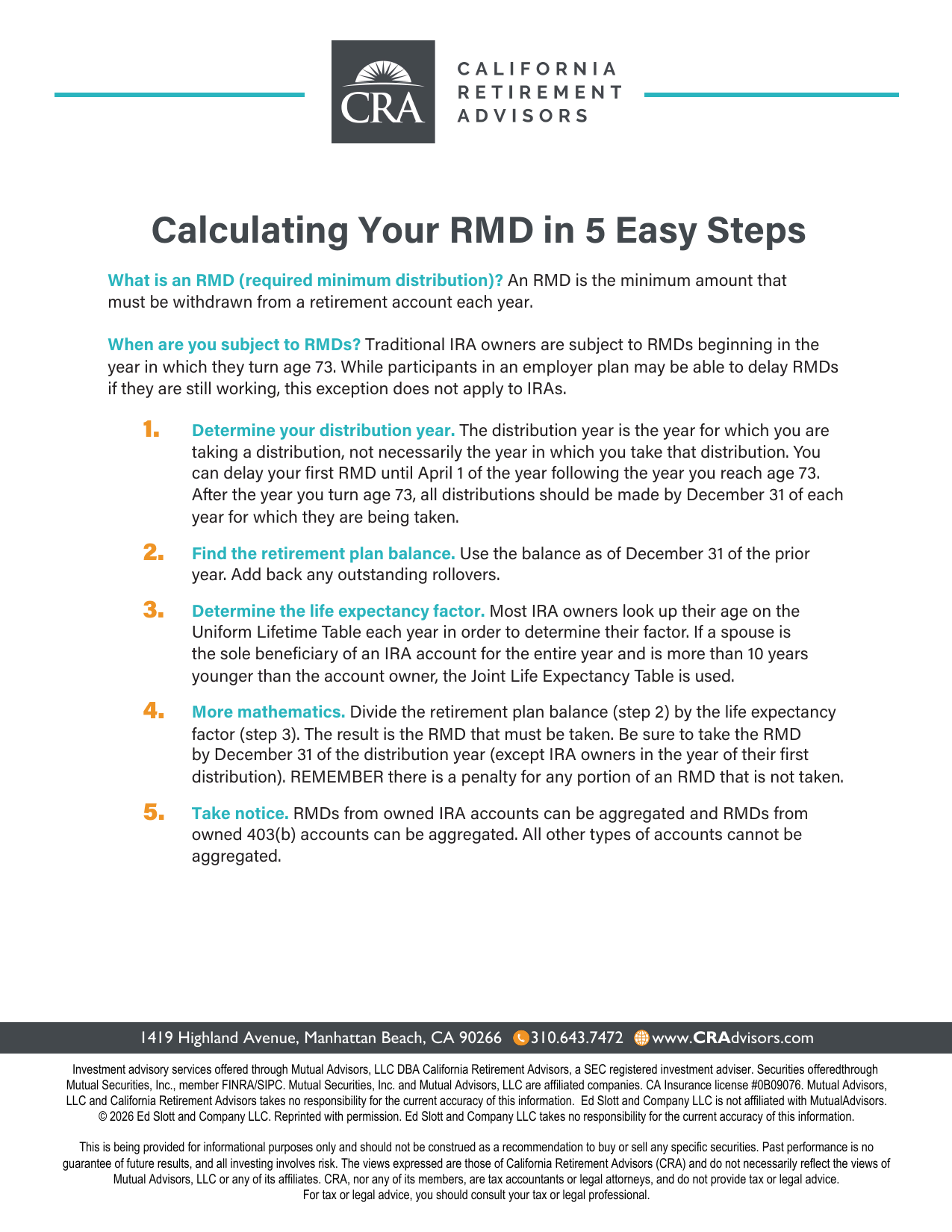 Calculating Your RMD in 5 Easy Steps (2026) Thumbnail