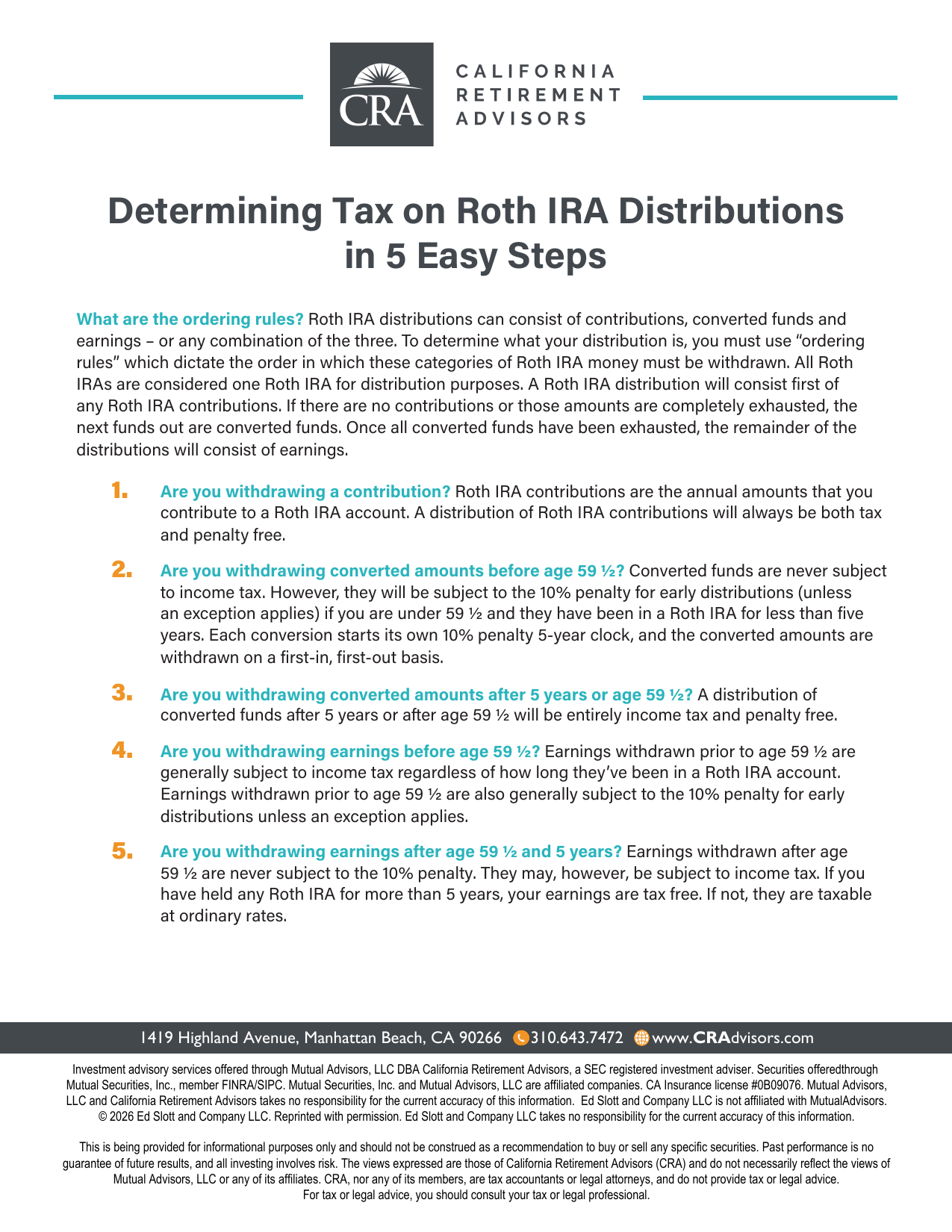 Determining Tax on Roth IRA Distributions in 5 Easy Steps (2026) Thumbnail